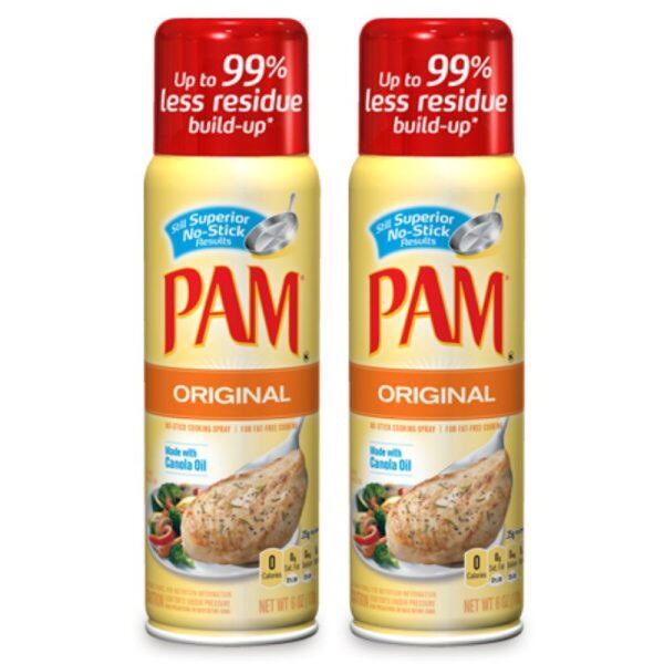 Pam Cooking Spray Original (6oz) 2 stuks