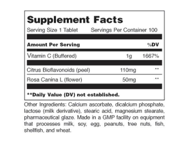 Buffered Vitamin C 100 tabs