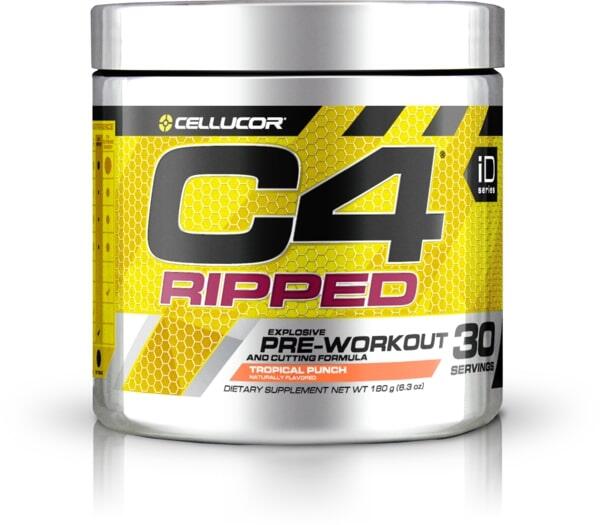 C4 Ripped Pre-Workout 30 Servings Tropical Punch