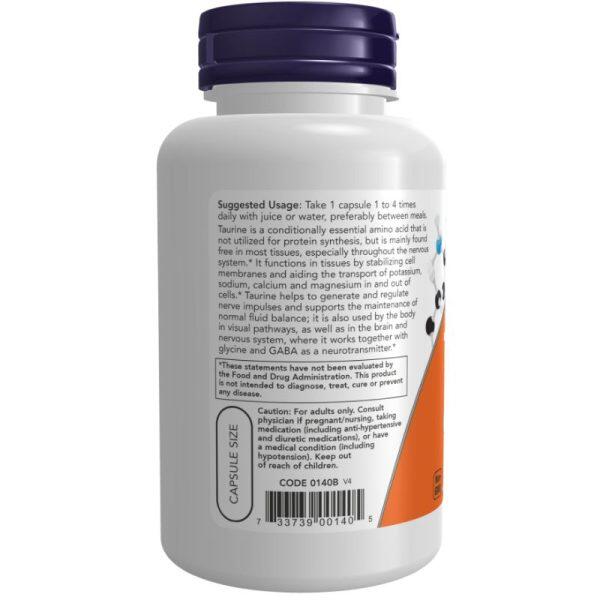 Taurine 500 mg (100 caps)