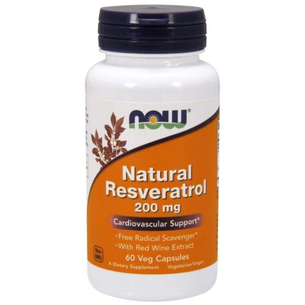 Natural Resveratrol 200, 60 Vcaps