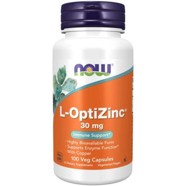 L-OptiZinc 30mg (100 Veggi Caps)