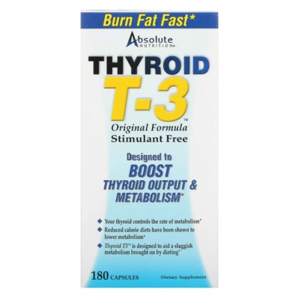 Thyroid T-3 (180 Caps) Box