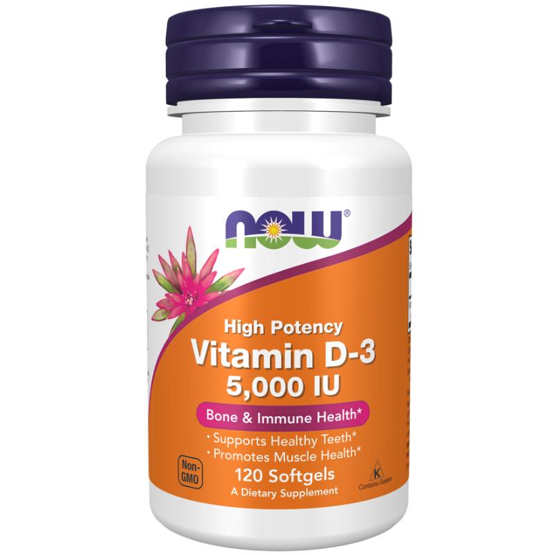 Vitamin D3 5000IU (120 softgels)