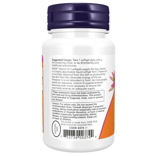 Vitamin D3 5000IU (240 softgels)