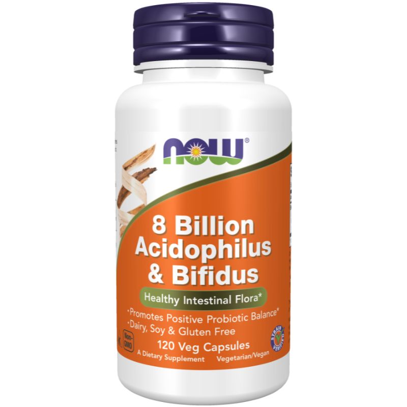 8 Billion Acidophilus & Bifidus (120 Vcaps)