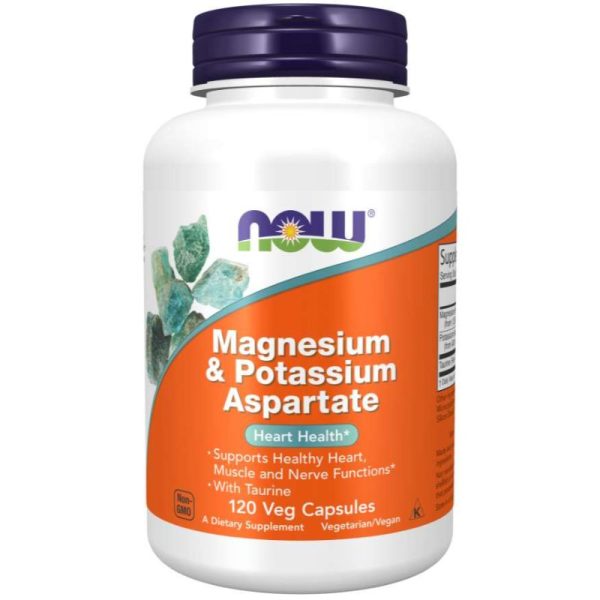 Magnesium & Potassium Aspartate with Taurine (120 Vcaps)