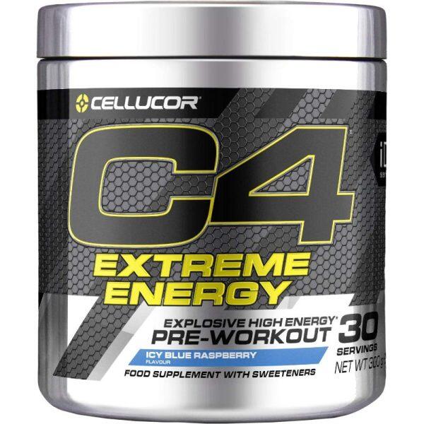 C4 Extreme Energy, 30 Icy Blue Raspberry