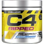 C4 Ripped Pre-Workout (30 Servings) Icy Blue Razz
