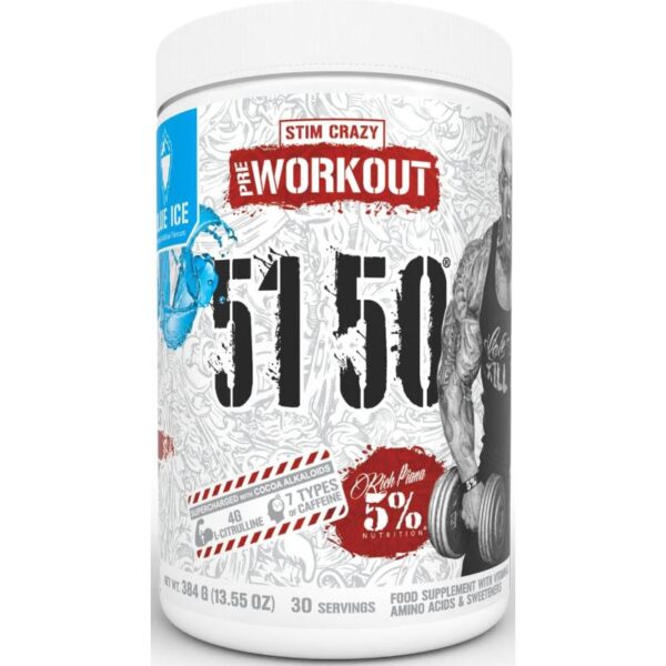 5150 Pre-Workout (30 servings) Blue Ice Rich Piana 5%