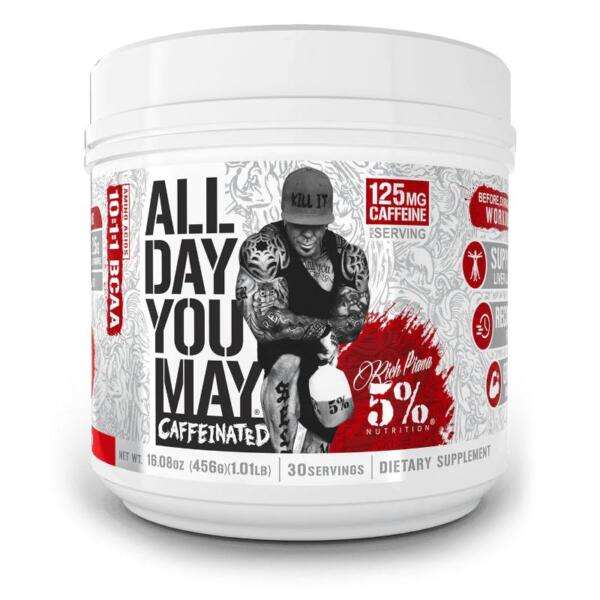 All Day You May Caffeinated 10:1:1 BCAA (500 gram) Fruit Punch