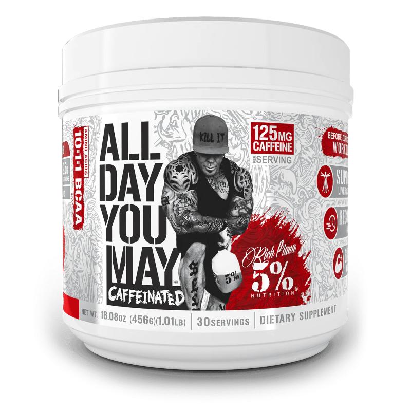 All Day You May Caffeinated 10:1:1 BCAA (500 gram) Fruit Punch