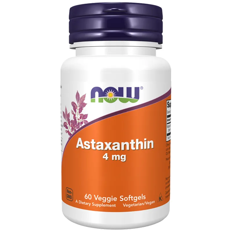 Astaxanthin 4mg (60 softgels) Now Foods