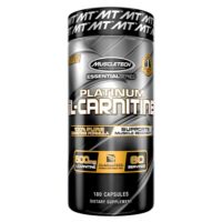 Platinum 100% L-Carnitine, 180 Caps