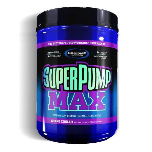 Gaspari SuperPump Max (40 Servings) Grape Cooler
