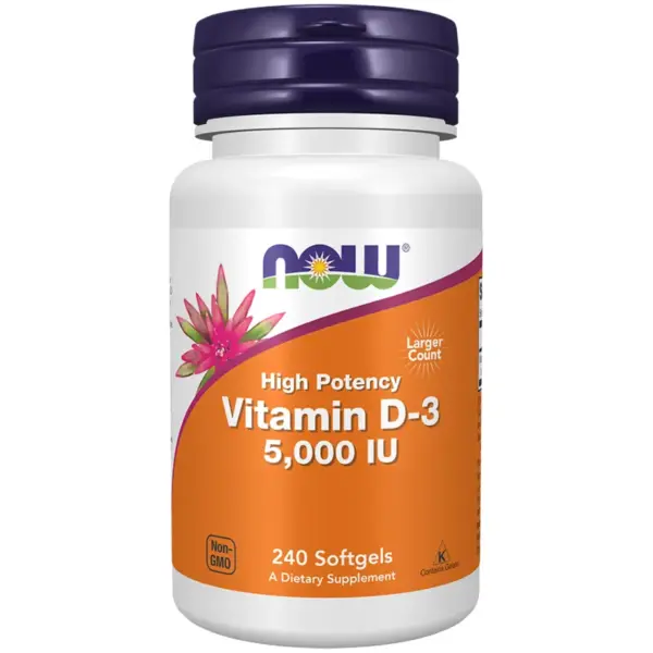 Vitamin D3 5000IU (240 softgels)