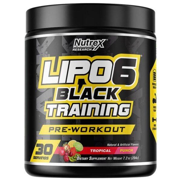 LIPO-6 Black Training, 201 gram Fruit Punch