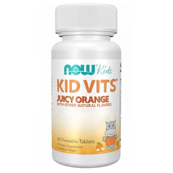 Kid Vits™ Juicy Orange (60 Chewables) Now Foods