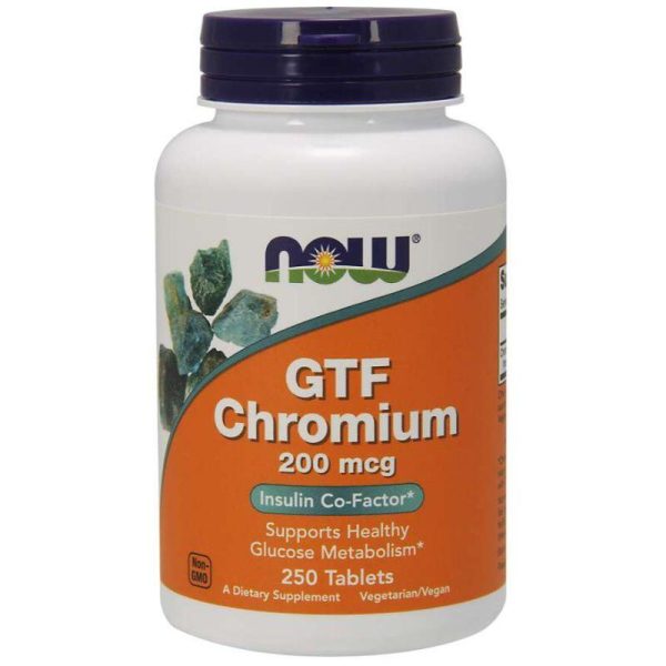 GTF Chromium 200 mcg 250 tablets