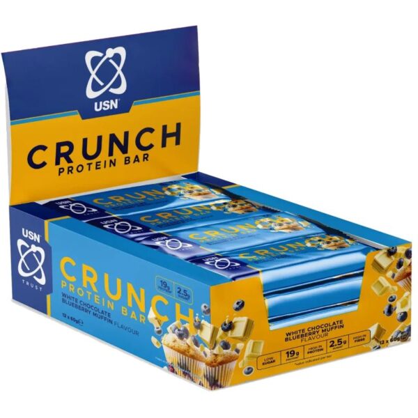 Crunch Protein Bar (12x60 gram) Blueberry Muffin USN