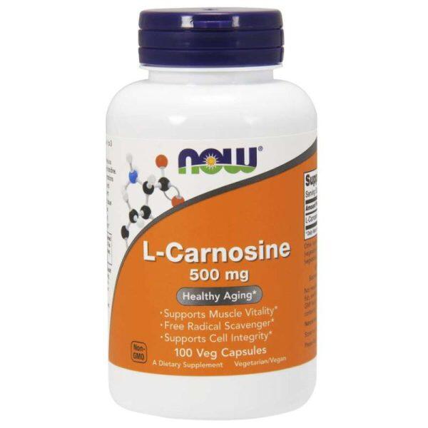 L-Carnosine 500 mg, 100 Vcaps