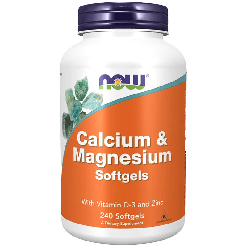 Calcium & Magnesium met Vit D en Zinc (240 softgels)