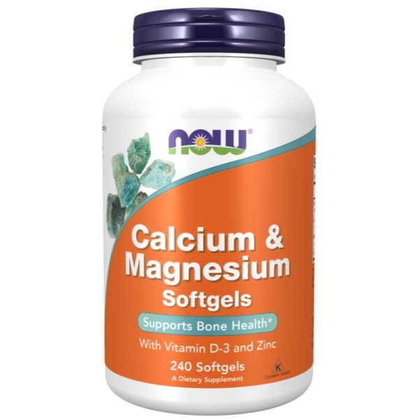 Calcium & Magnesium met Vit D en Zinc (240 softgels)