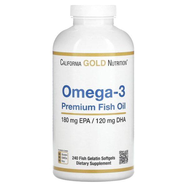 Omega-3 Premium Fish Oil (240 softgels)