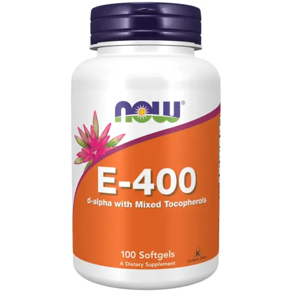 Vitamine E 400IU Mixed Tocopherols with Selenium (100 softgels)