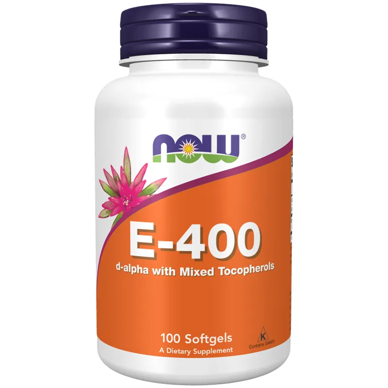Vitamine E 400IU Mixed Tocopherols with Selenium (100 softgels)