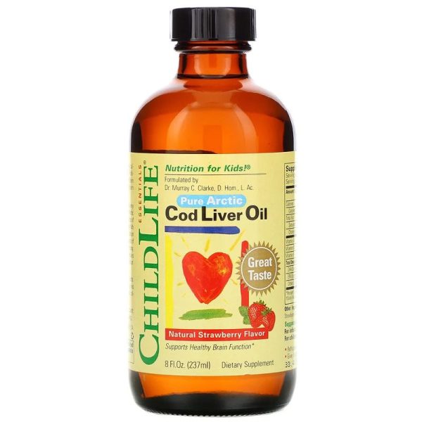 Cod Liver Oil Natural Strawberry Flavor (237 ml)