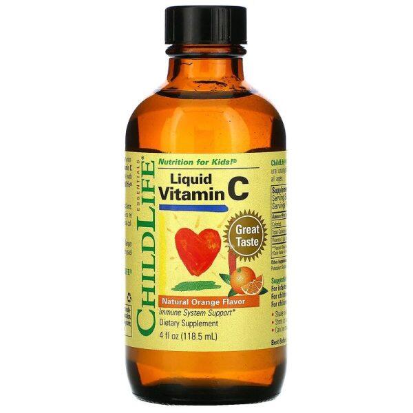 Liquid Vitamin C Natural Orange (118.5 ml)