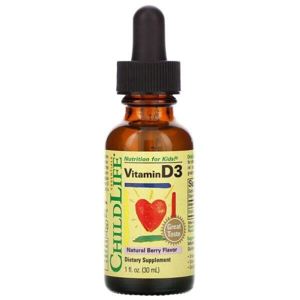 Vitamin D3 Natural Berry Flavor (30 ml)