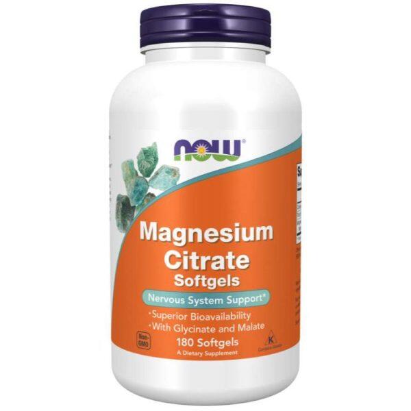 Magnesium Citrate Softgels (180 softgels)