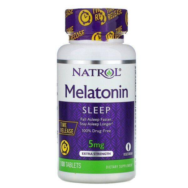 Melatonin Time Released Extra Strength, 5 mg (100 tabs)