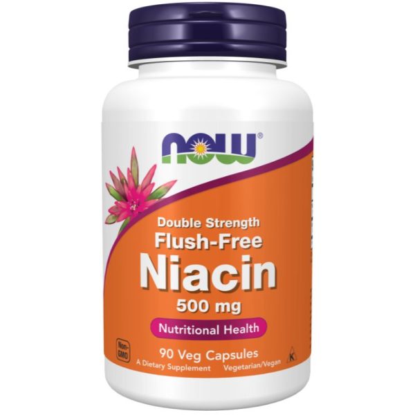 Niacin 500mg Flush Free Double Strength (90 Veg Capsules)