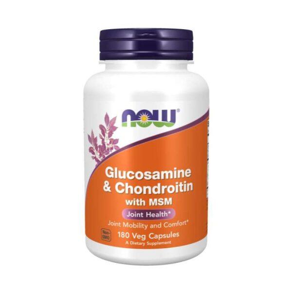 Glucosamine & Chondroitin with MSM (180 Veggi Caps)