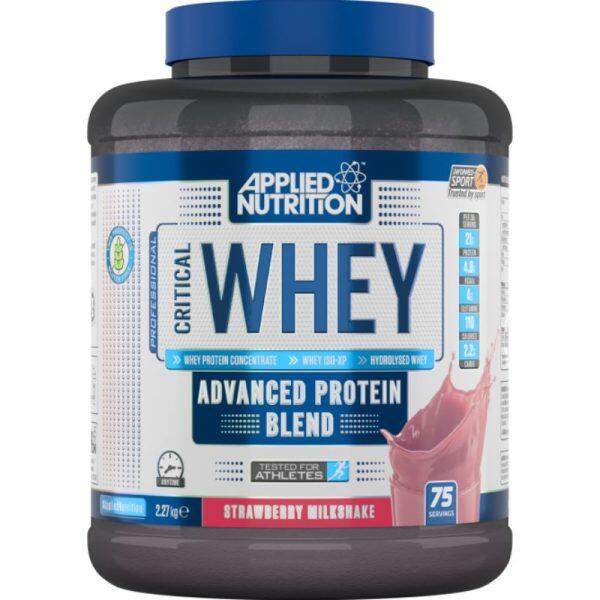 CRITICAL WHEY (2kg) Strawberry Milkshake