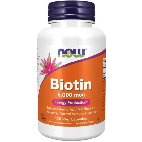 Biotin 5000 mcg (120 veggi caps)