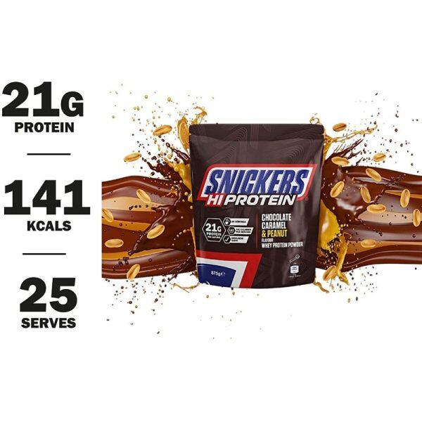 Snickers Hi-Protein Chocolate Caramel & Peanut