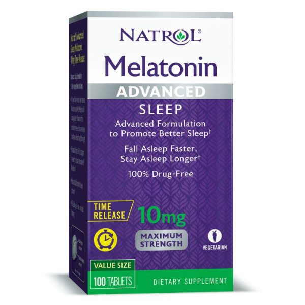Melatonin Advanced Sleep Time Released - 10mg (100 tabs)