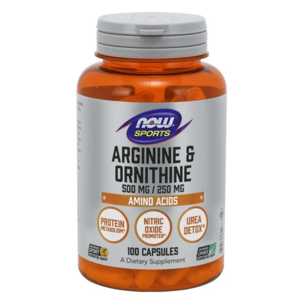 Arginine & Ornithine 500 mg / 250 mg (100 Vcaps)