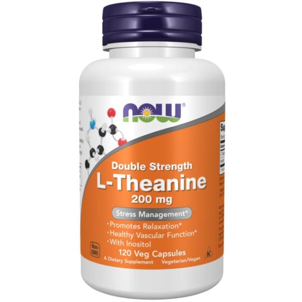 L-Theanine, Double Strength 200mg (120 Vcap)