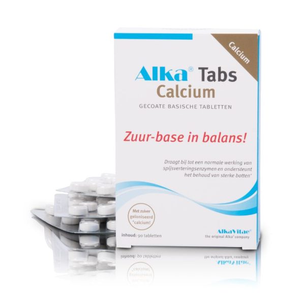 Alka Tabs Calcium, Basische Capsules met Calcium (60 caps)