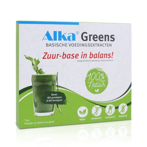 Alka Greens, Basische Voedingsextracten 10 gram (10 sticks)