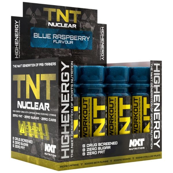 TNT Nuclear Shots (12 pack) Blue Raspberry