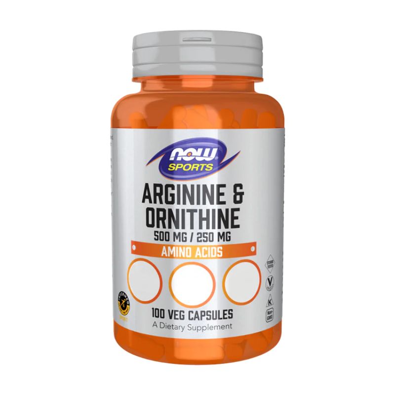 Arginine & Ornithine 500mg / 250mg (100 Vcaps)