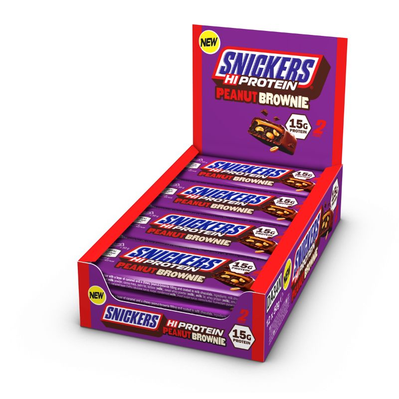 Snickers High Protein Bar Peanut Brownie (12x50g) Box