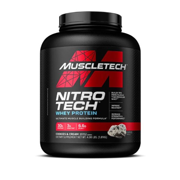 Nitro-Tech® Whey Protein (1.81kg) Cookies & Cream