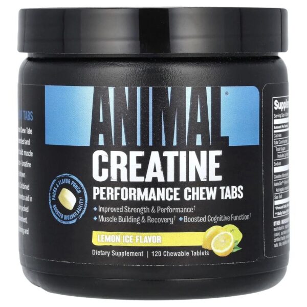 Animal Creatine Chews Lemon Ice Universal nutrition